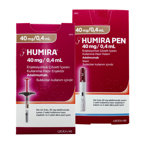 Фото препарата Хумира (Адалимумаб) раствор для инъекций 40мг 0,4 мл 2 шприца