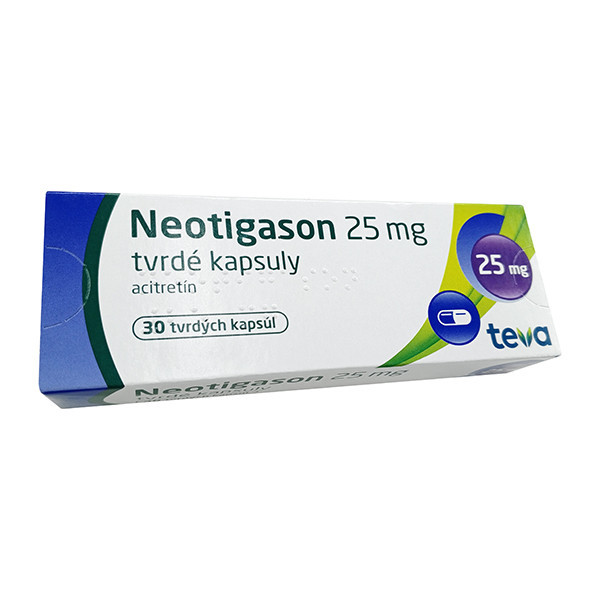Фото препарата Неотигазон капсулы 25мг №30 (30 капсул)