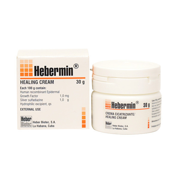 Фото препарата Эбермин (Hebermin) Куба мазь 30г