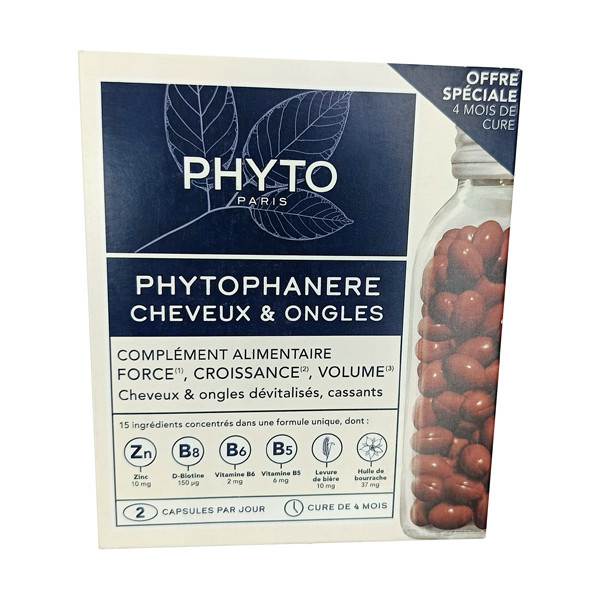 Фото препарата Фитофанер (Phytophanere, Phyto-phanere) капс. №120