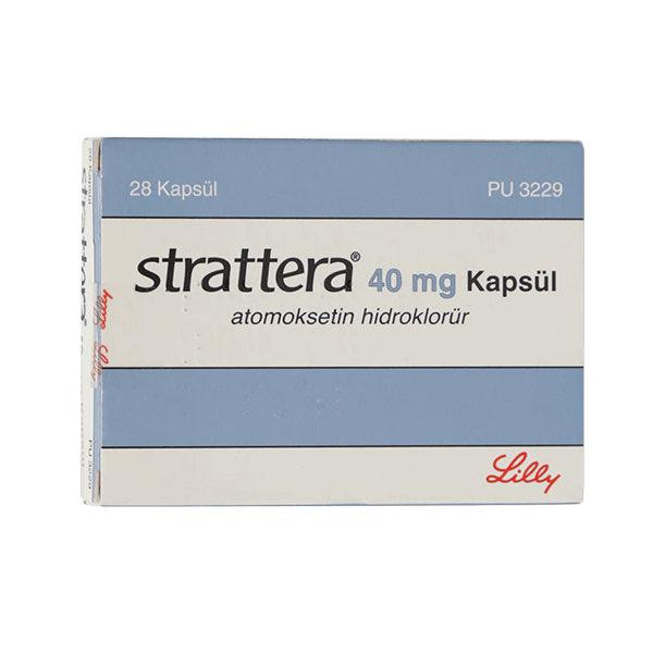 Фото препарата Страттера (Strattera) 40мг 28 капсул