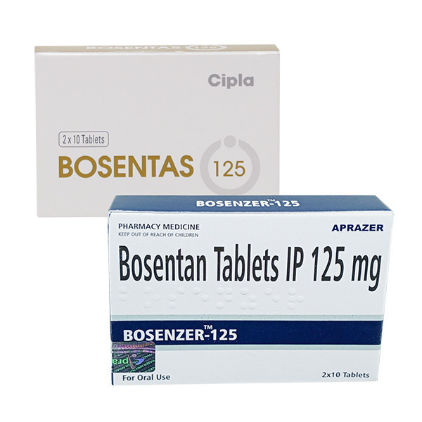 Фото препарата Бозентан (Бозентас, Bosenzer), генерик Траклир таблетки 125 мг №20