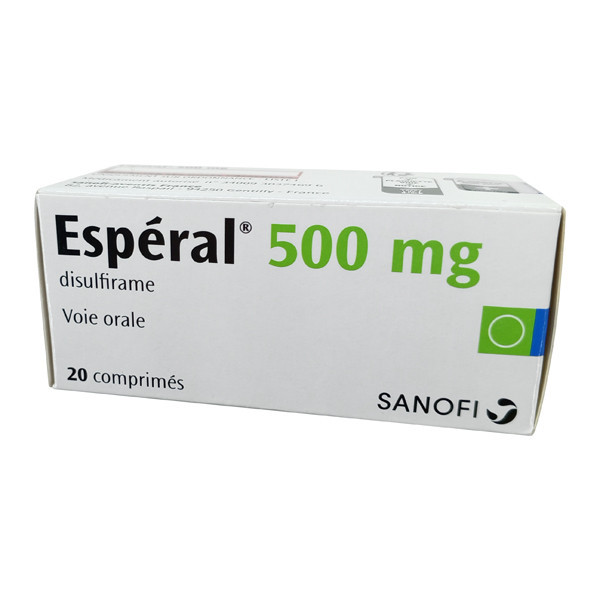 Фото препарата Эспераль (Дисульфирам) табл. 500мг N20