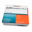 Фото препарата Йодид Ратиофарм (Калия Йодид) ГЕРМАНИЯ Ratiopharm 100мкг таблетки №100