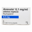 Фото препарата Анексат (Флумазенил) 0,1мг/мл 5мл (0,5мг/5мл) ампулы №5