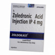 Фото препарата Золедроновая кислота Zoldokast лиофил. фл. 4мг №1