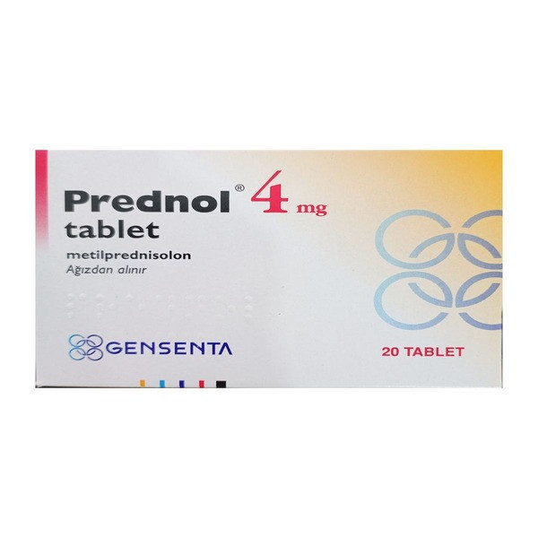 Фото препарата Преднол 4 мг турецкий Prednol таб. 4mg  №20