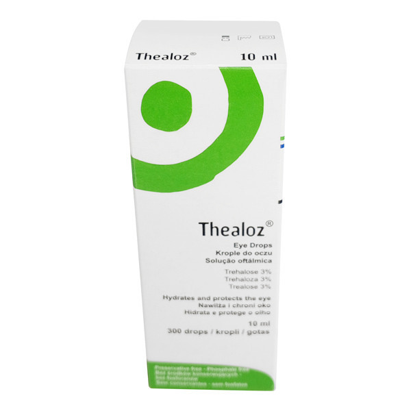 Фото препарата Теалоз 3% глазные капли 10мл