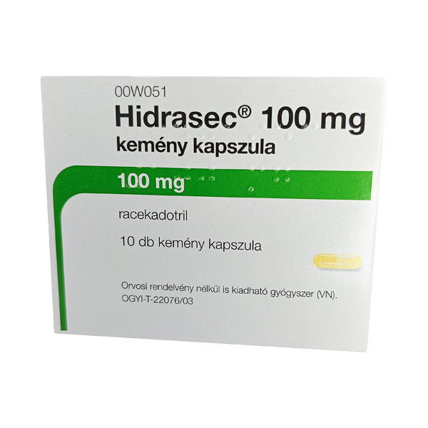 Фото препарата Гидрасек (Рацекадотрил) 100 мг капсулы №10