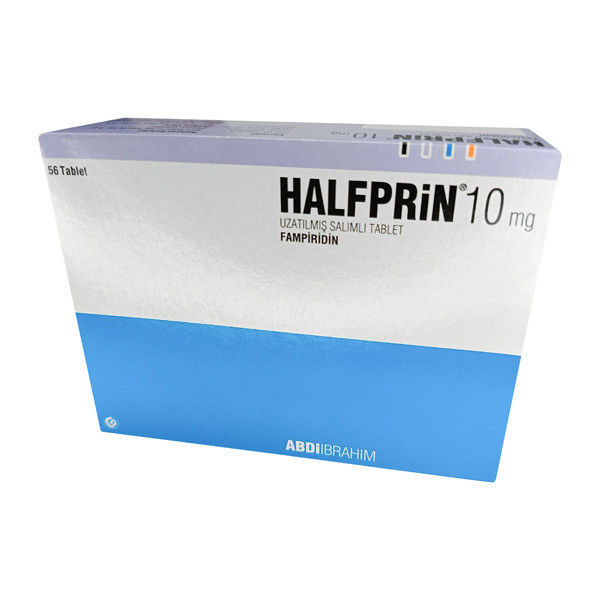 Фото препарата Халфприн Фампридин Турция :: аналог Кинезиа 10мг таб. №56