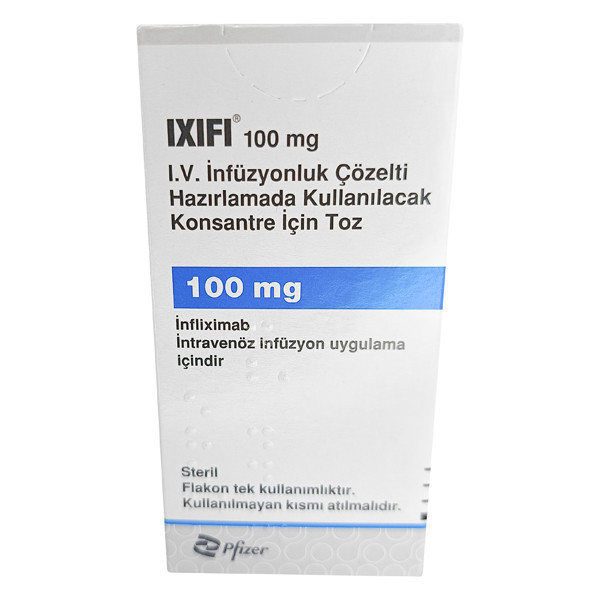 Фото препарата Инфликсимаб 100мг Иксифай Ixify Pfizer! фл. №1
