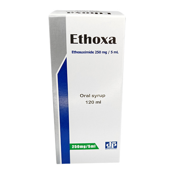 Фото препарата Этосуксимид Ethoxa сироп 250мг /5мл (Эпилексид аналог) Ethoxa фл. 120мл