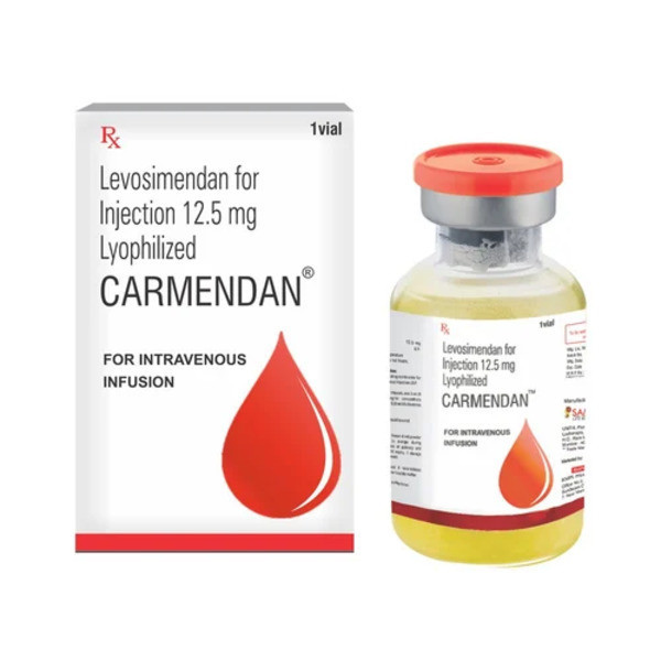 Фото препарата Левосимендан (Симдакс аналог) Carmendan конц. д/инф. 12.5мг 5мл