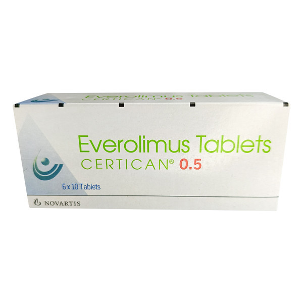 Фото препарата Сертикан 0.5мг (Эверолимус) табл. Certican №60