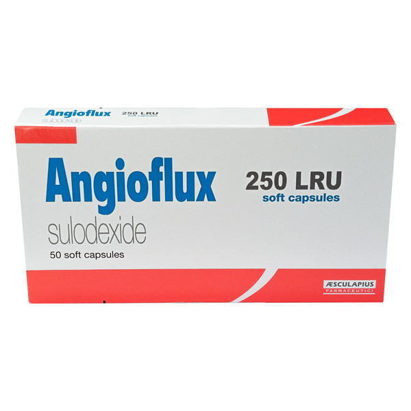 Фото препарата Ангиофлюкс капсулы (Angioflux) 250ЛЕ №50